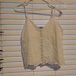 Women’s White tank top